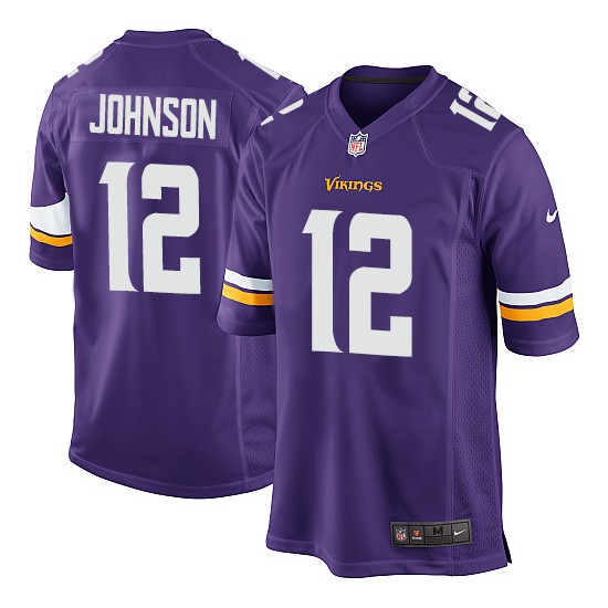 Charles Johnson Minnesota Vikings Nike Game Purple Home Jersey