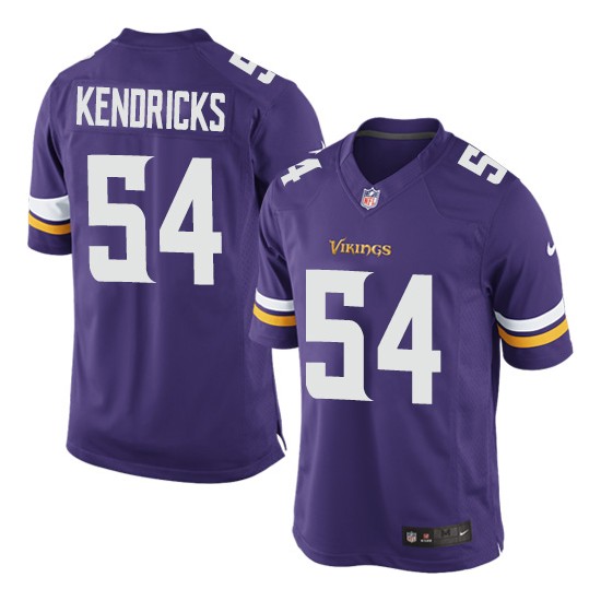 Youth Eric Kendricks Minnesota Vikings Nike Limited Purple Home Jersey