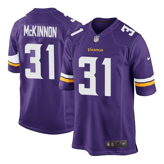 Youth Jerick McKinnon Minnesota Vikings Nike Game Purple Home Jersey